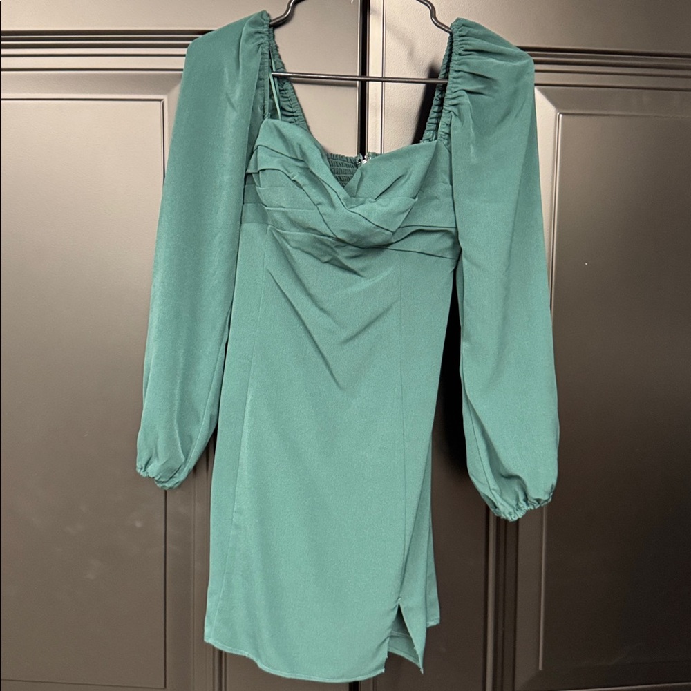 Abercrombie & Fitch Emerald Green Dress - Picture 2 of 4